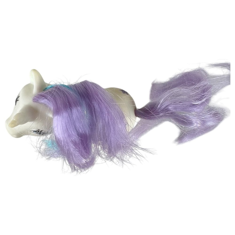 VTG 1984 Hasbro My Little Pony G1 Baby Glory Unicorn With Purple & Blue Hair - Picture 10 of 12